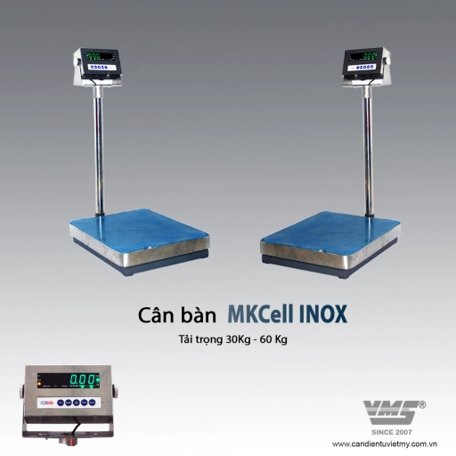 Cân điện tử 80Kg Inox - Mkcell - Slide 2