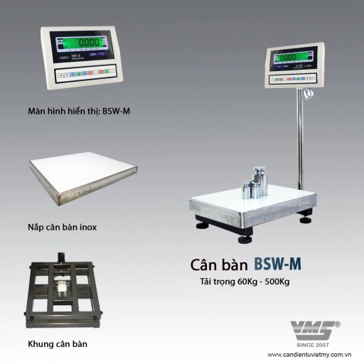 Cân bàn điện tử 100Kg BSW-M - Slide 2