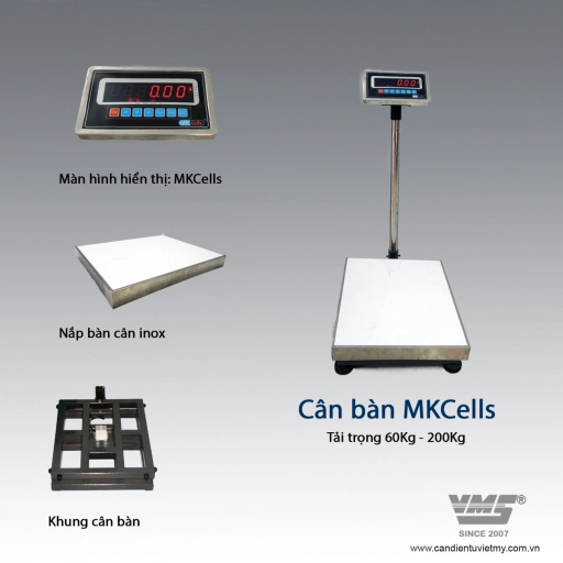 Cân bàn điện tử 100Kg - Mkcells - Slide 2