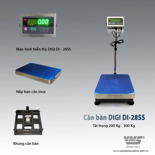 Cân bàn điện tử 150Kg Digi 28SS - Slide 3