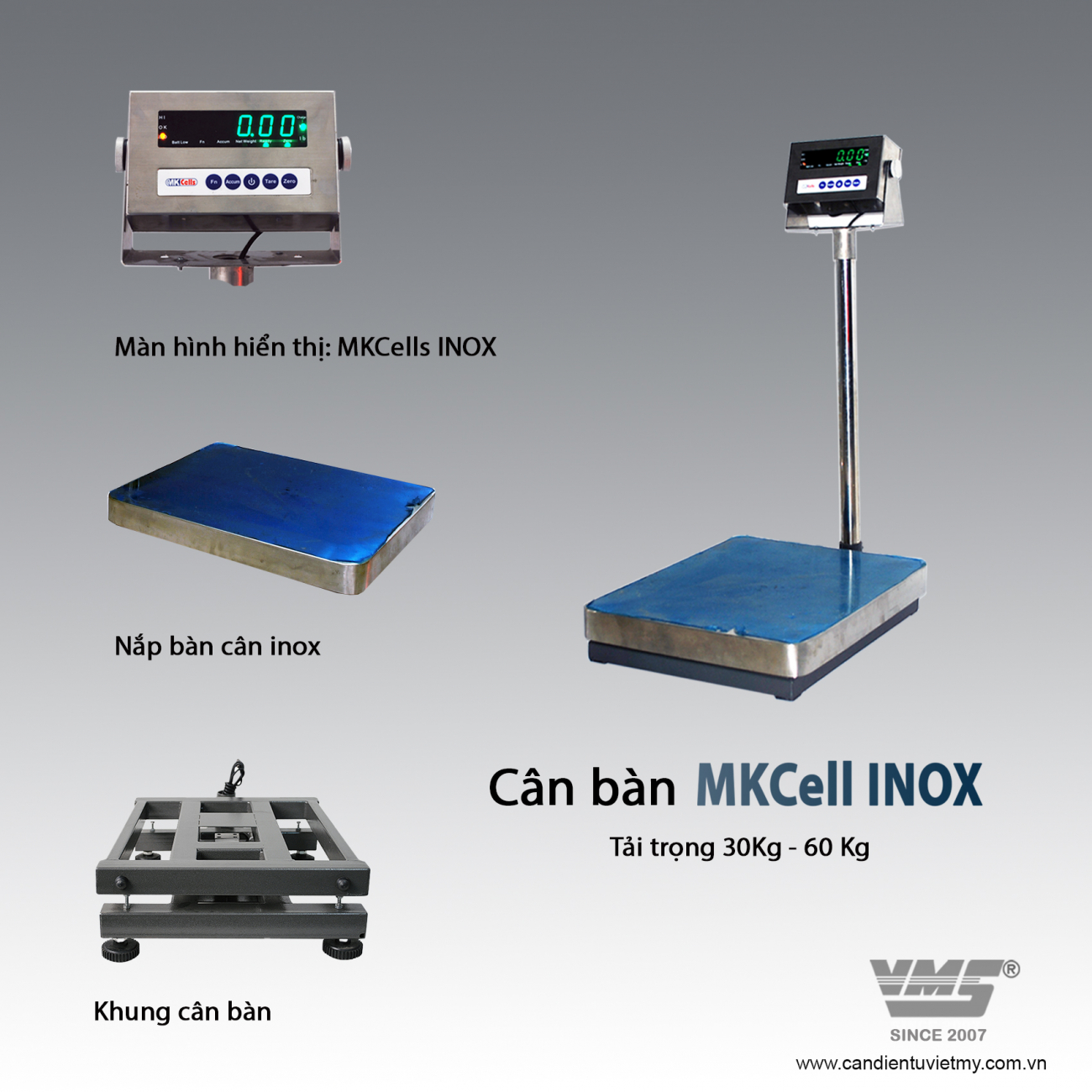 Review xe Cân bàn điện tử 150kg - mkcell - 1