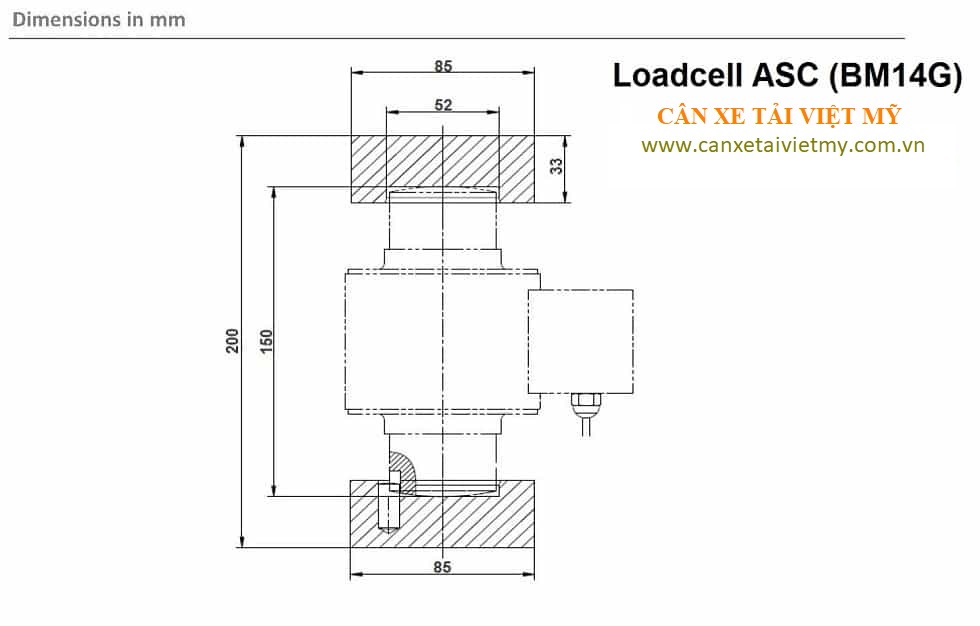 Loadcell asc 30t